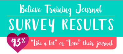 Our Survey Says: People LOVE the Believe Training Journal!