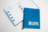 Believe Training Journal (Boston Blue)